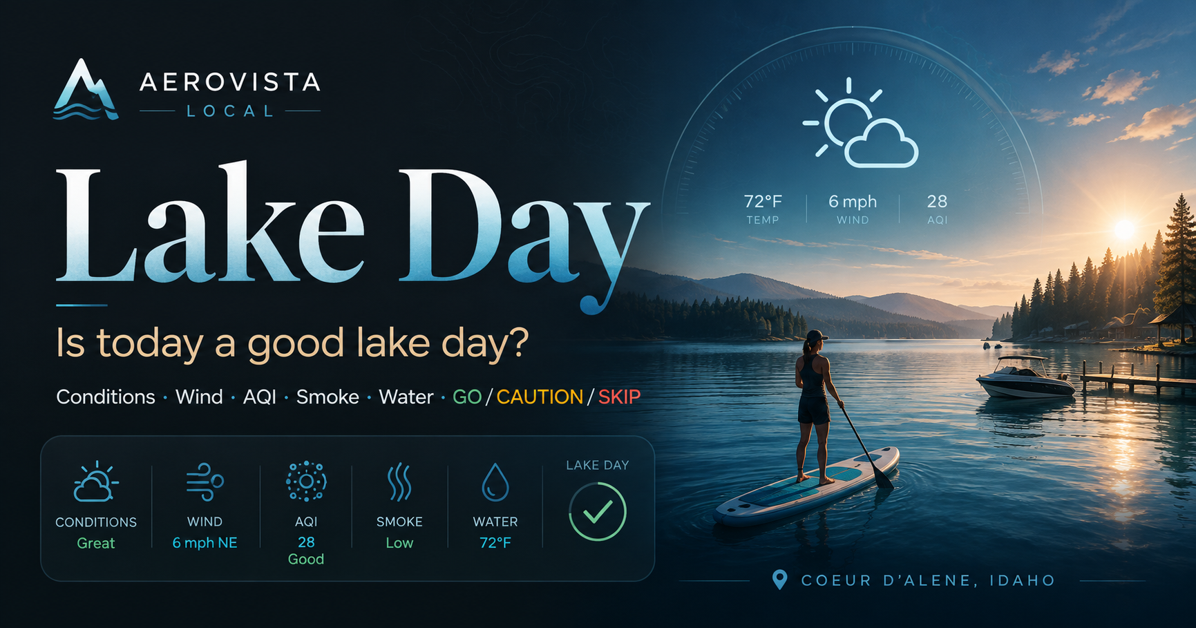 Lake Day visual preview
